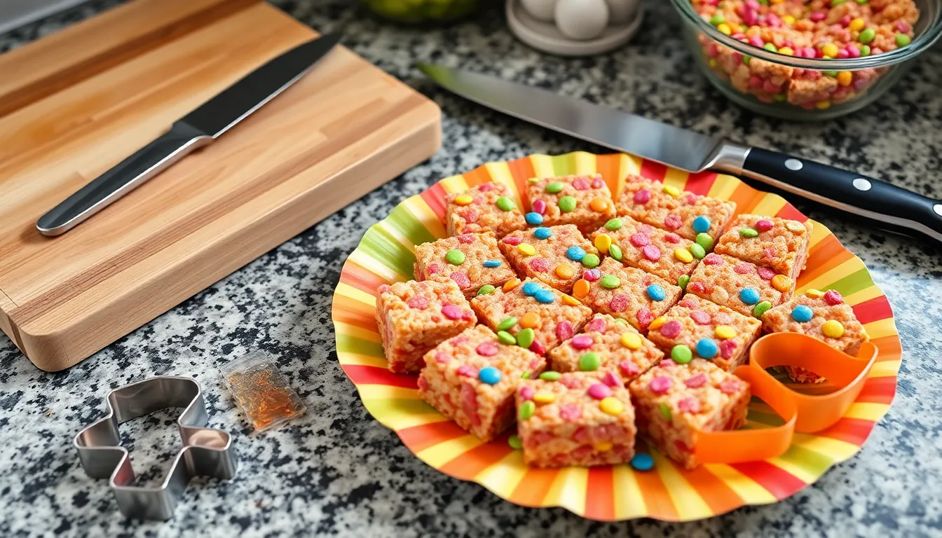Easy Fruity Pebbles Treats Recipe: 5-Ingredient No-Bake Bars in 15 Minutes 6 Easy Fruity Pebbles Treats Recipe: 5-Ingredient No-Bake Bars in 15 Minutes 5