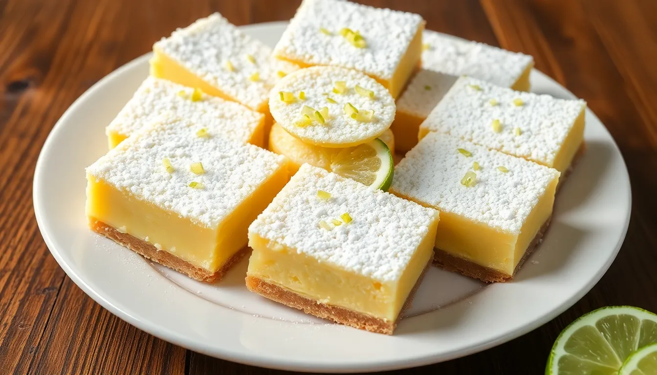 Easy Key Lime Bars Recipe: Tangy, Creamy Dessert Bars Ready in 1 Hour 6 Easy Key Lime Bars Recipe: Tangy, Creamy Dessert Bars Ready in 1 Hour 5