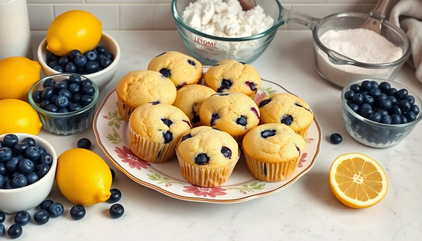 Perfect Lemon Blueberry Muffins Recipe (Bakery-Style with Fluffy Dome Tops!) 6 Perfect Lemon Blueberry Muffins Recipe (Bakery-Style with Fluffy Dome Tops!) 5
