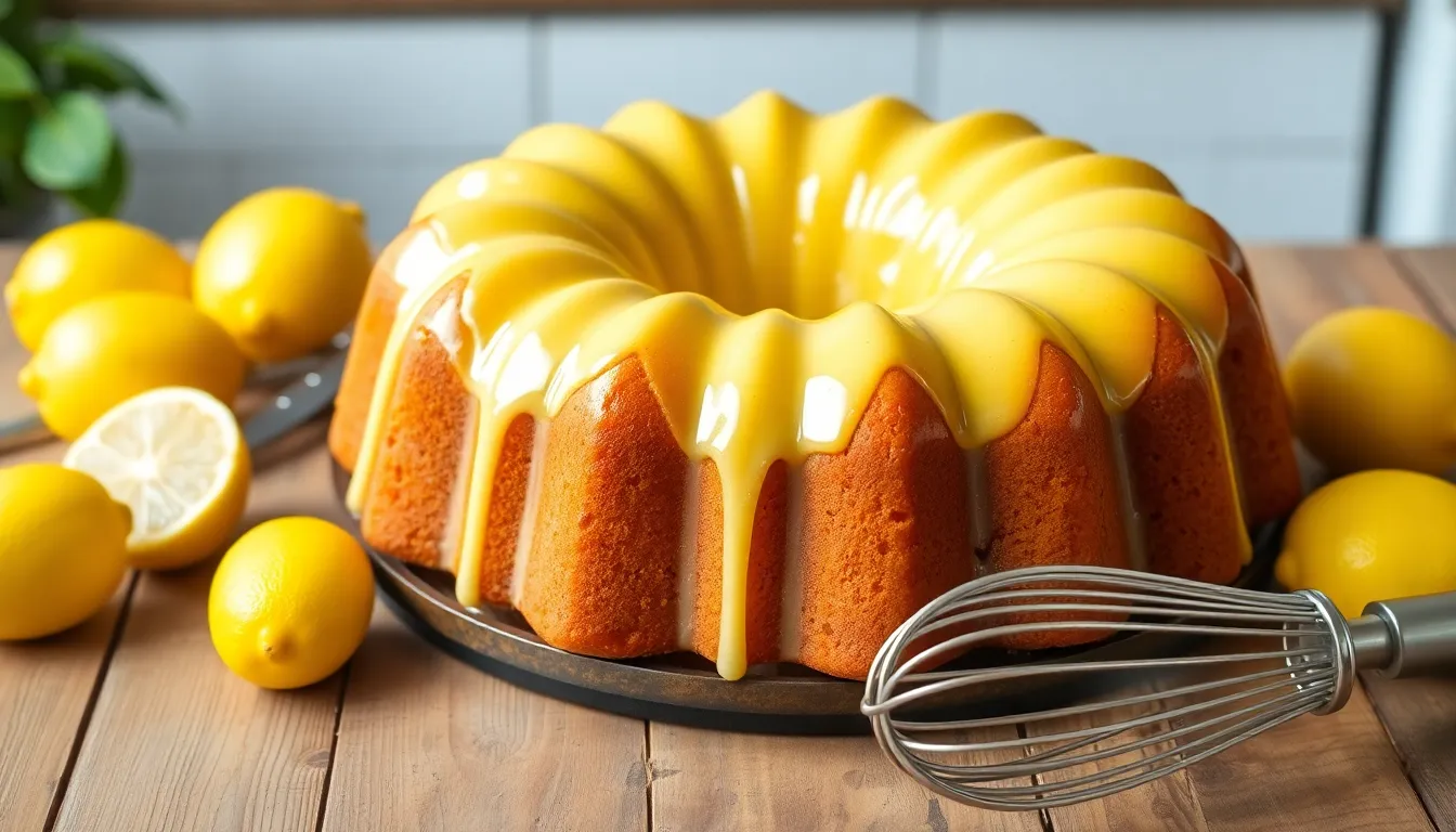Easy Lemonade Bundt Cake Recipe - Moist, Tangy & Perfect for Summer 6 Easy Lemonade Bundt Cake Recipe - Moist, Tangy & Perfect for Summer 5