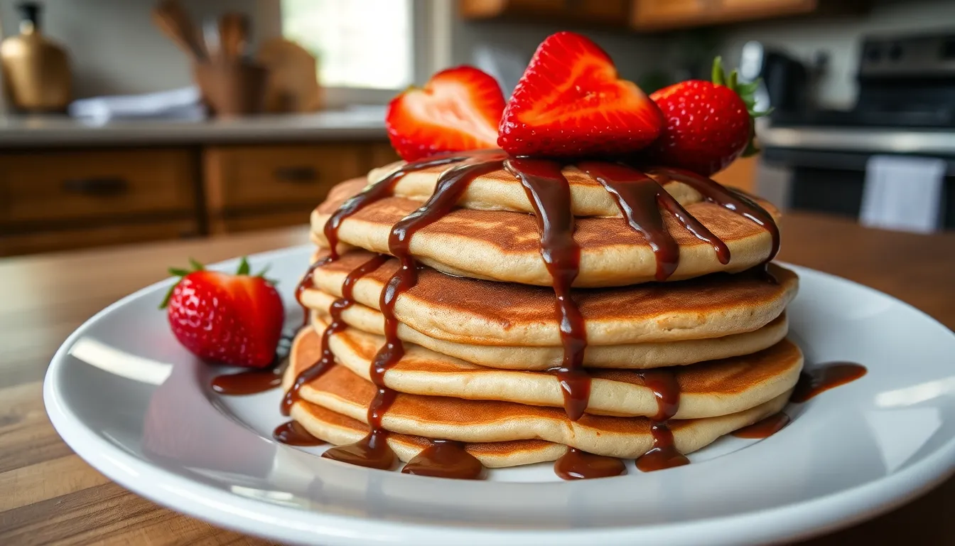 Easy Nutella Pancakes Recipe: Fluffy Homemade Breakfast in 20 Minutes 6 Easy Nutella Pancakes Recipe: Fluffy Homemade Breakfast in 20 Minutes 5