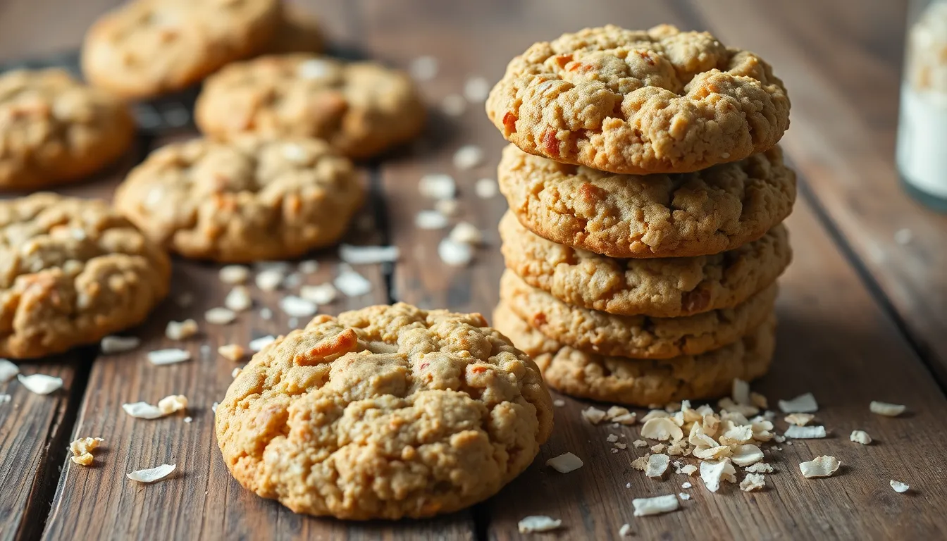 Easy Oatmeal Coconut Cookies Recipe - Crispy, Chewy & Ready in 30 Minutes 6 Easy Oatmeal Coconut Cookies Recipe - Crispy, Chewy & Ready in 30 Minutes 5