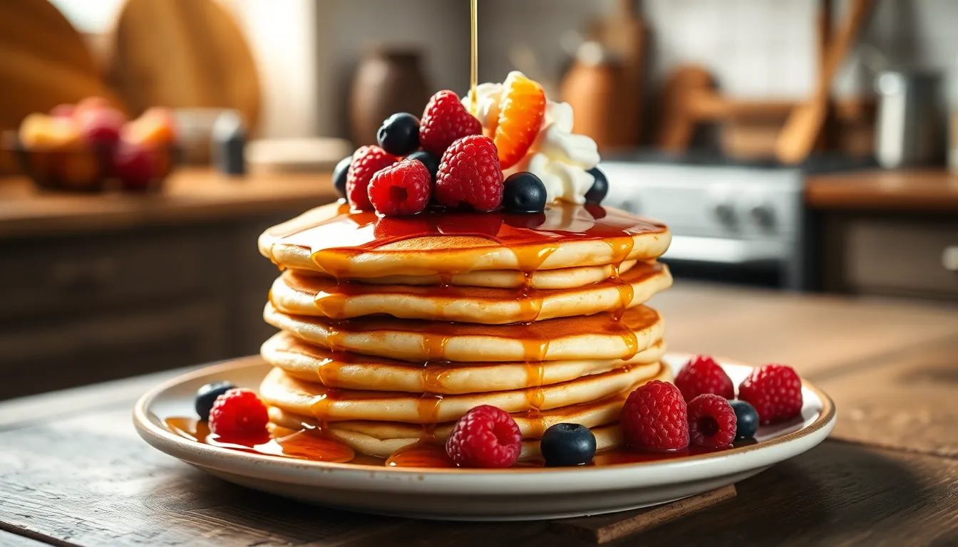 How to Make Fluffy Pancakes Without Milk (Easy Dairy-Free Recipe!) 6 How to Make Fluffy Pancakes Without Milk (Easy Dairy-Free Recipe!) 5