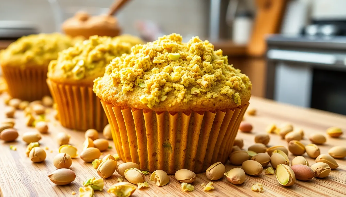 Easy Pistachio Muffins Recipe: Bakery-Style Treats with Perfect Texture 6 Easy Pistachio Muffins Recipe: Bakery-Style Treats with Perfect Texture 5
