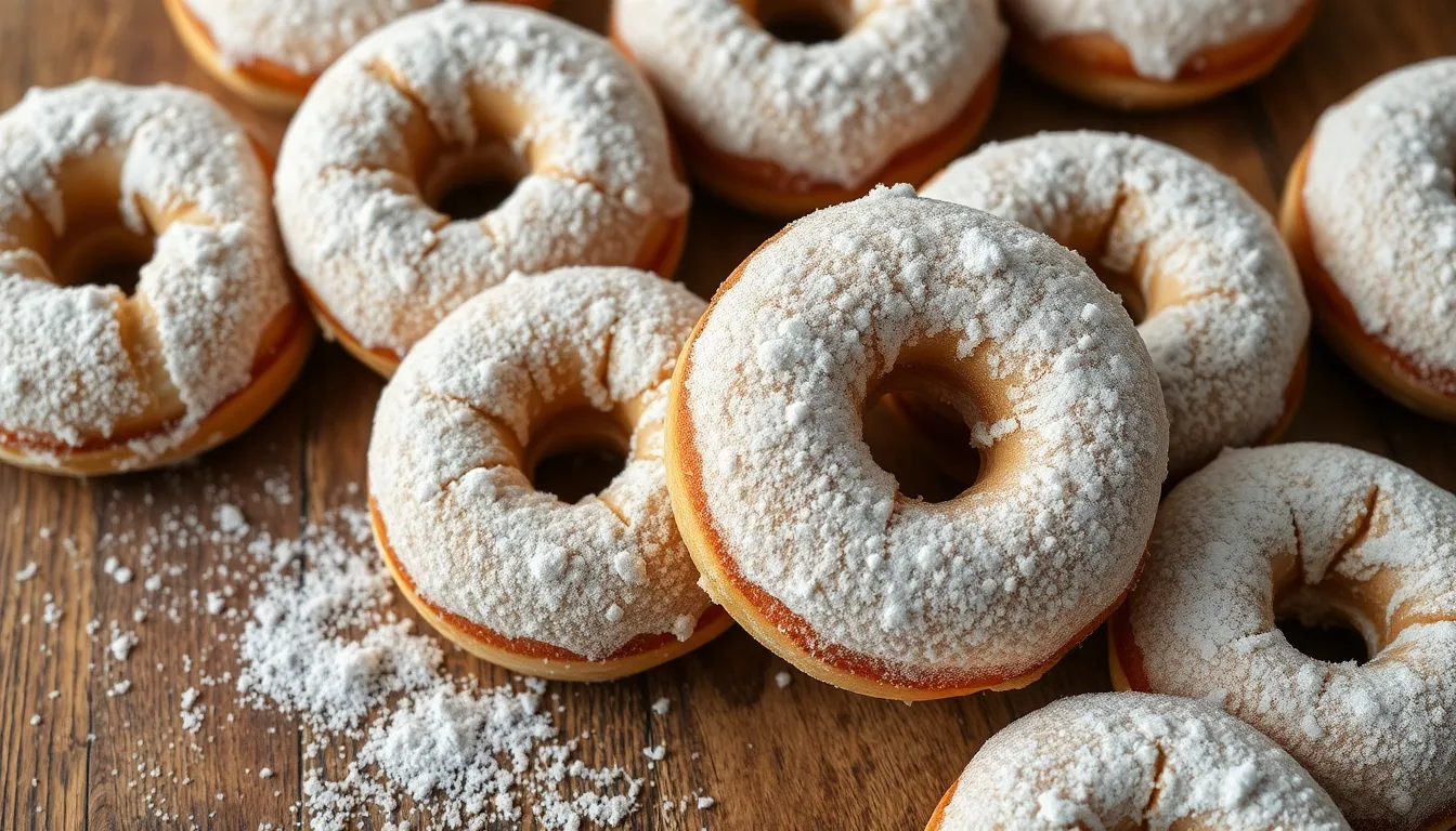 Perfect Homemade Powdered Sugar Donuts Recipe (Baked & Fried Options) 6 Perfect Homemade Powdered Sugar Donuts Recipe (Baked & Fried Options) 5