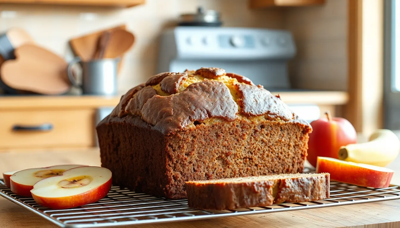 Easy Apple Banana Bread Recipe: Moist, Flavorful & Perfect for Overripe Fruit 8 Easy Apple Banana Bread Recipe: Moist, Flavorful & Perfect for Overripe Fruit 7