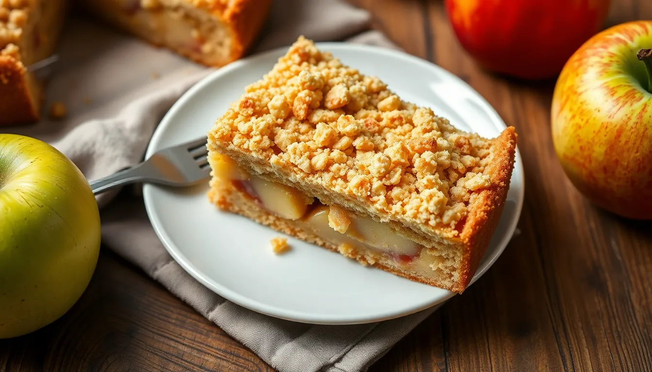 Easy Apple Crumble Cake Recipe: Perfect Fall Dessert with Crunchy Topping 8 Easy Apple Crumble Cake Recipe: Perfect Fall Dessert with Crunchy Topping 7