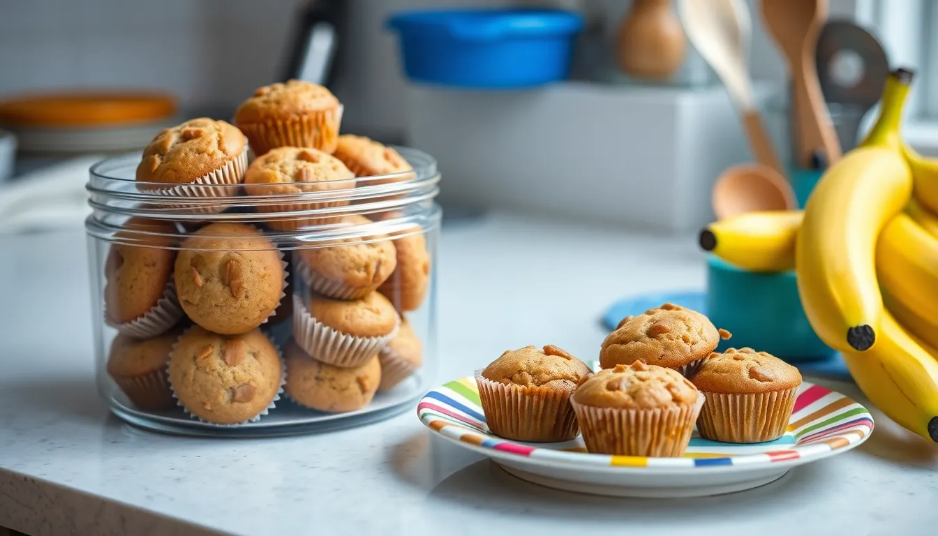 Easy Banana Mini Muffins Recipe - Moist, Bite-Sized & Ready in 15 Minutes 8 Easy Banana Mini Muffins Recipe - Moist, Bite-Sized & Ready in 15 Minutes 7