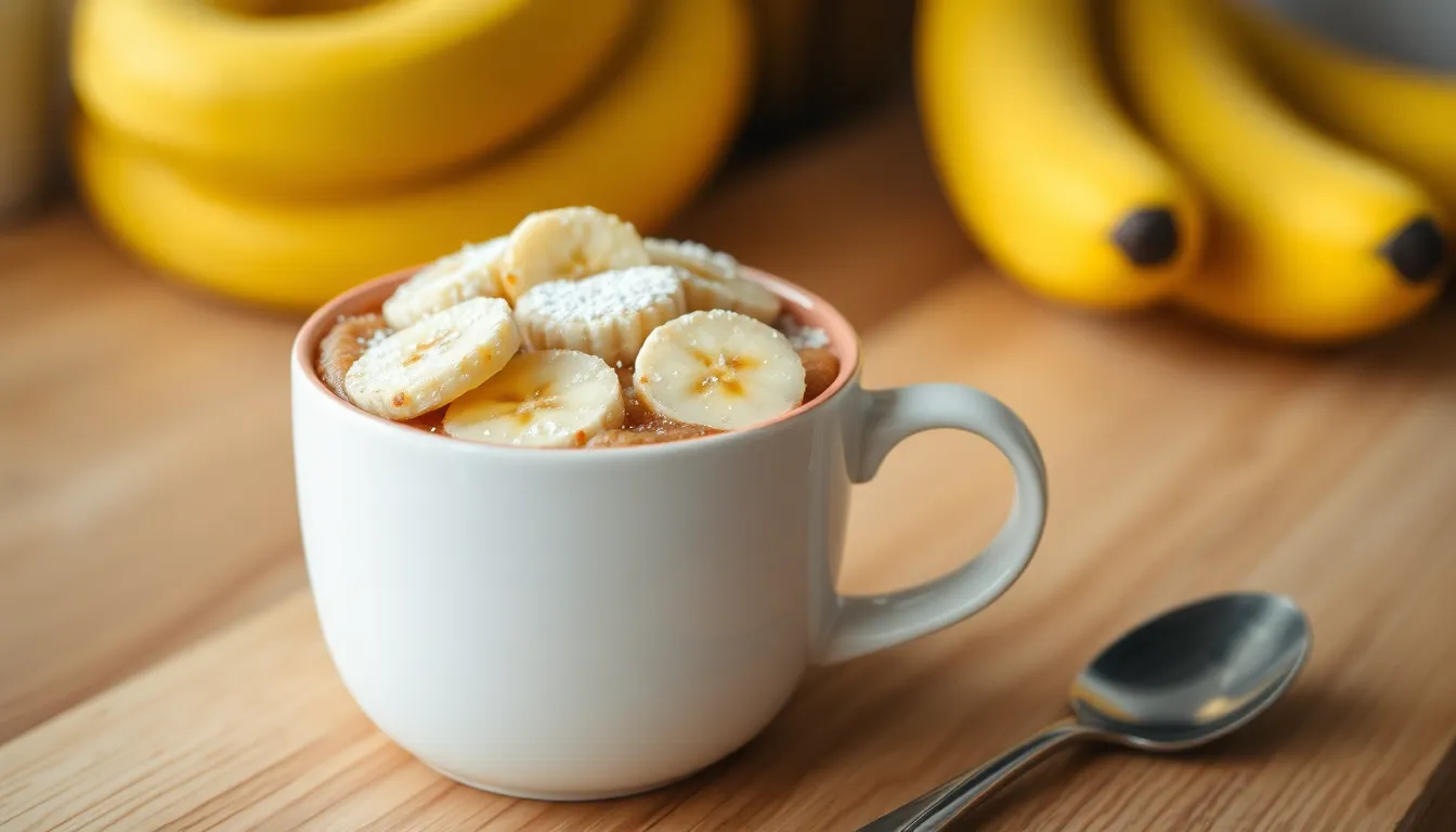 5-Minute Banana Mug Cake Recipe: Easy Single-Serving Dessert Ready in Minutes 8 5-Minute Banana Mug Cake Recipe: Easy Single-Serving Dessert Ready in Minutes 7