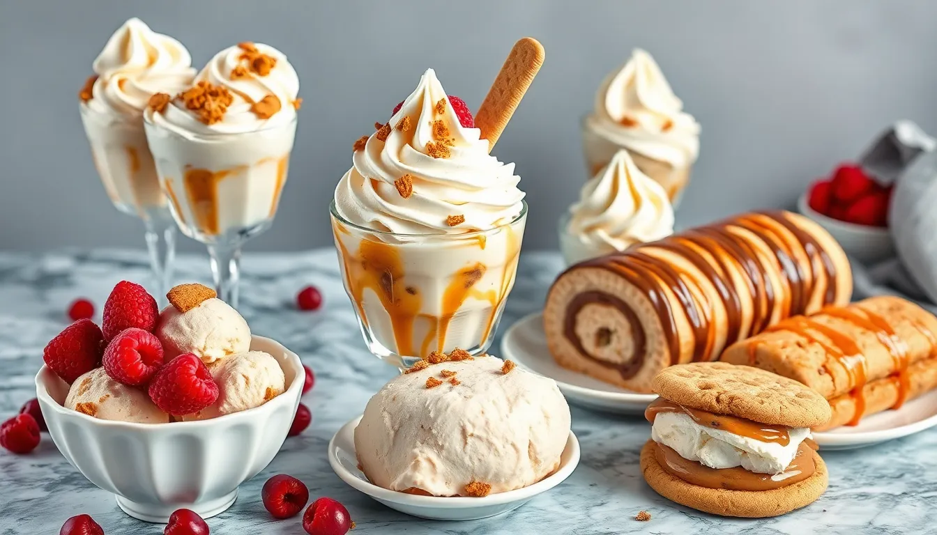 Easy Homemade Biscoff Ice Cream Recipe (No-Churn & Creamy!) 8 Easy Homemade Biscoff Ice Cream Recipe (No-Churn & Creamy!) 7