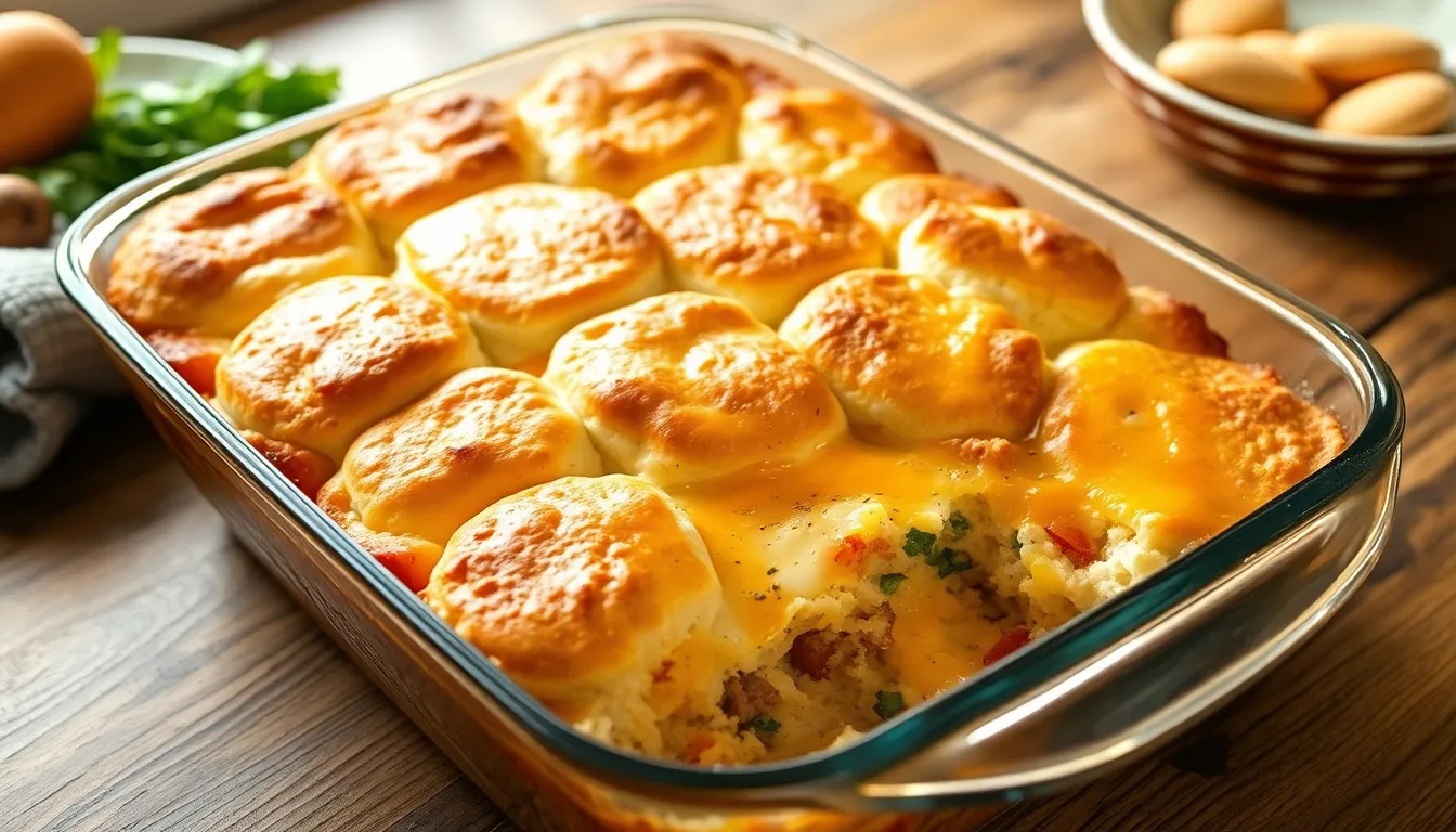 Easy Biscuit Breakfast Casserole Recipe - Perfect for Meal Prep & Crowds 8 Easy Biscuit Breakfast Casserole Recipe - Perfect for Meal Prep & Crowds 7