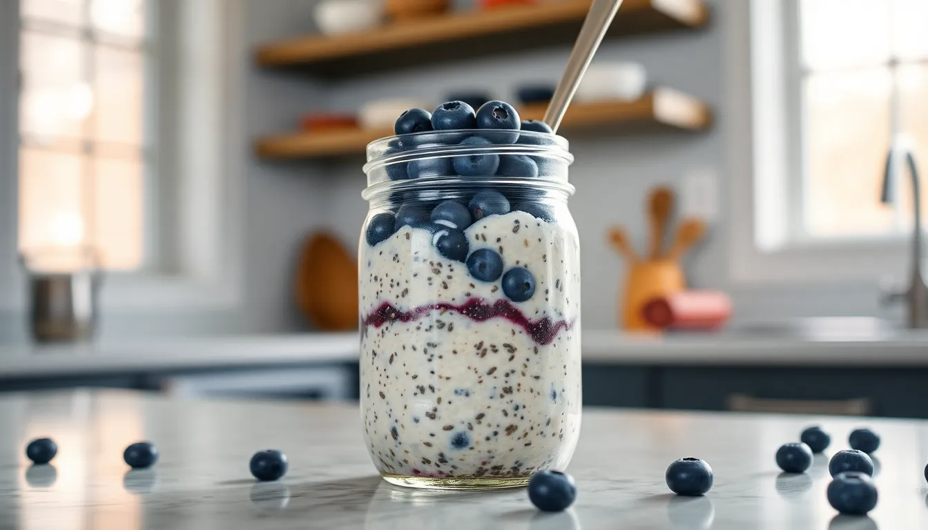 Easy Blueberry Overnight Oats Recipe: Healthy 5-Minute Breakfast Prep 8 Easy Blueberry Overnight Oats Recipe: Healthy 5-Minute Breakfast Prep 7