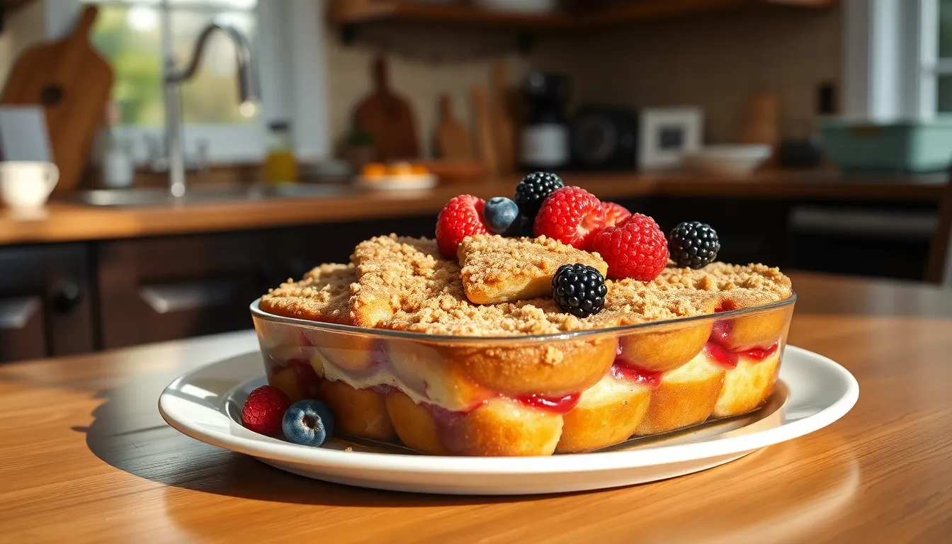 Easy Brioche French Toast Casserole Recipe - Make-Ahead Breakfast for Crowds 8 Easy Brioche French Toast Casserole Recipe - Make-Ahead Breakfast for Crowds 7