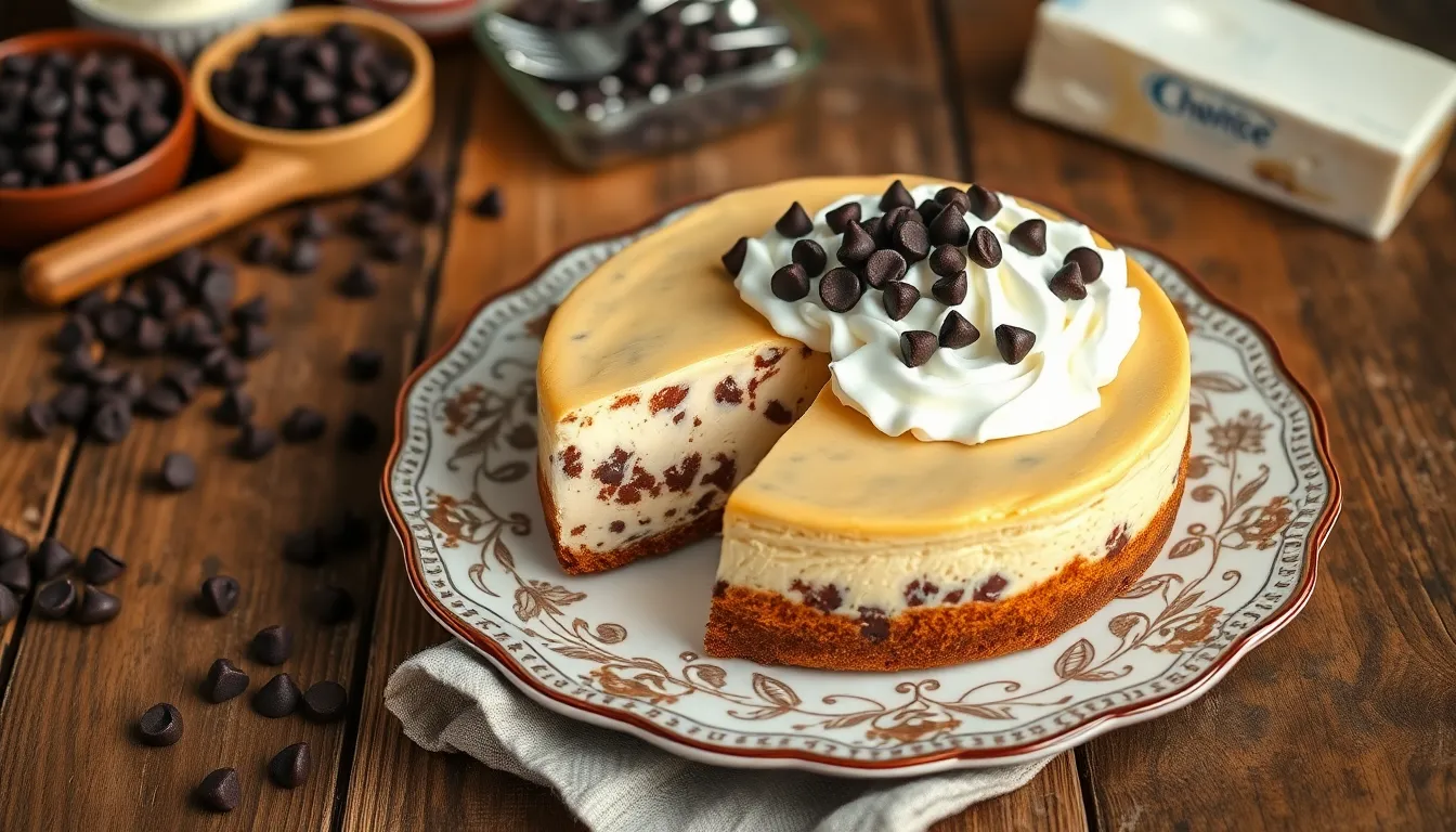Ultimate Chocolate Chip Cheesecake Recipe: Creamy, Rich & Restaurant-Quality 8 Ultimate Chocolate Chip Cheesecake Recipe: Creamy, Rich & Restaurant-Quality 7