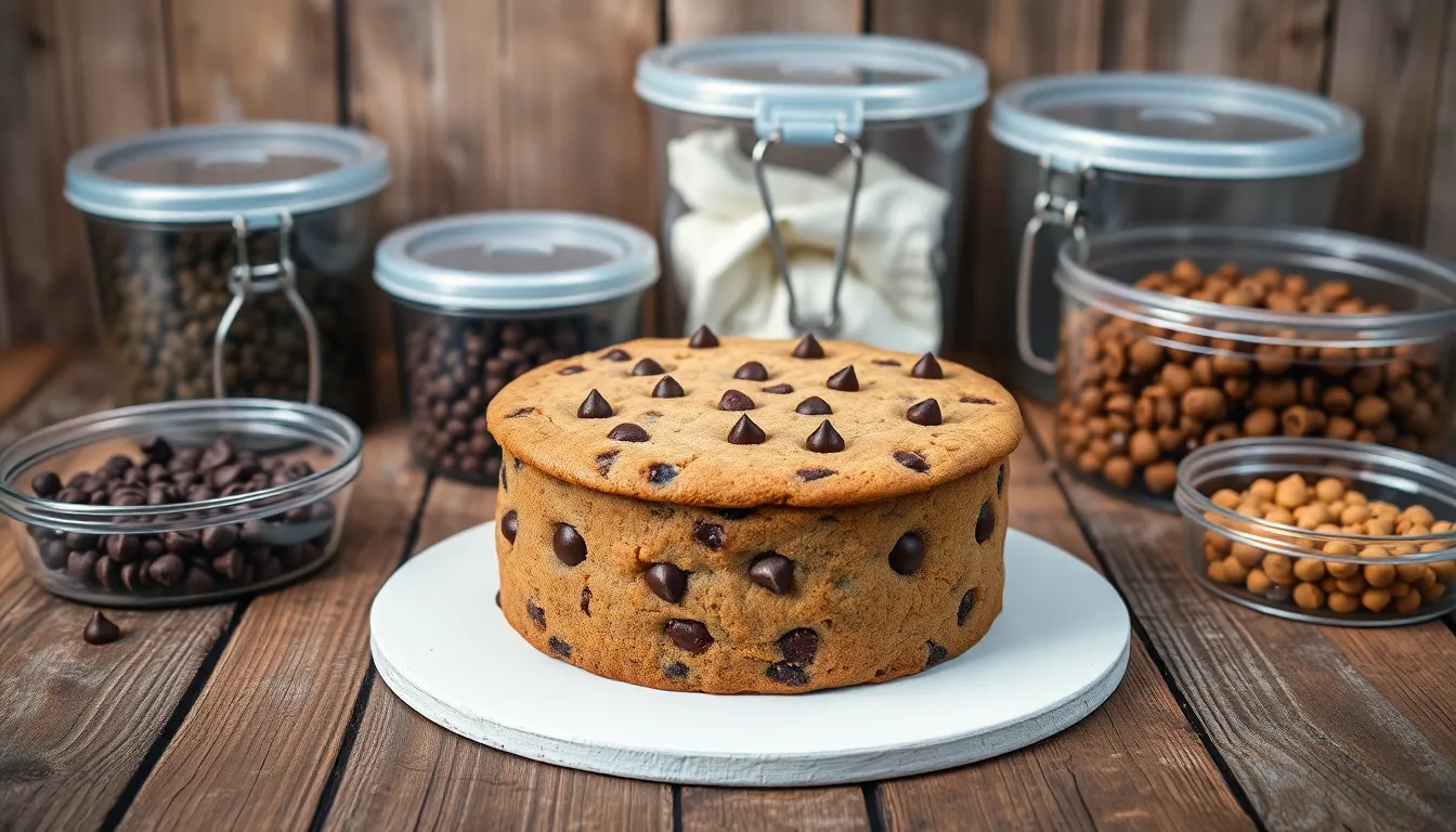 Easy Chocolate Chip Cookie Cake Recipe (Better Than Store-Bought!) 8 Easy Chocolate Chip Cookie Cake Recipe (Better Than Store-Bought!) 7