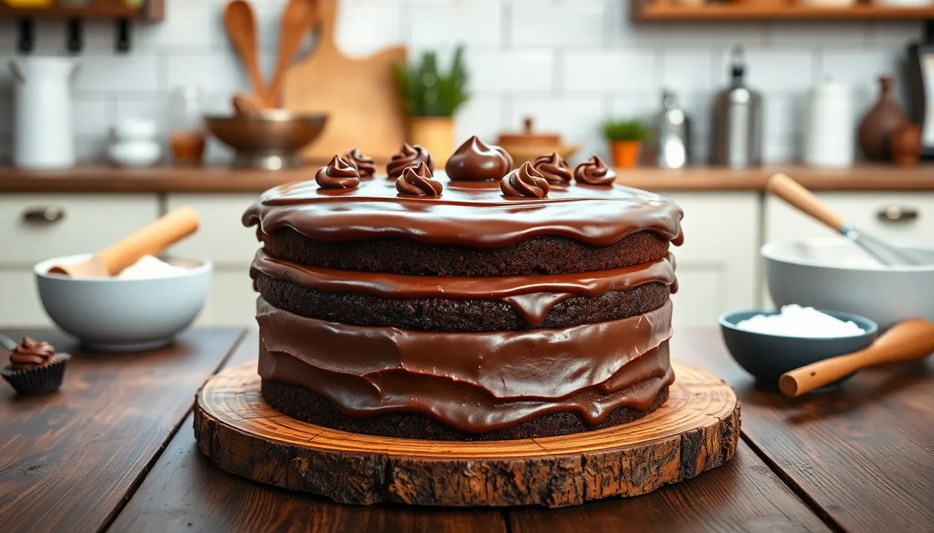 Perfect Chocolate Ganache Cake Recipe (Rich & Decadent!) 8 Perfect Chocolate Ganache Cake Recipe (Rich & Decadent!) 7
