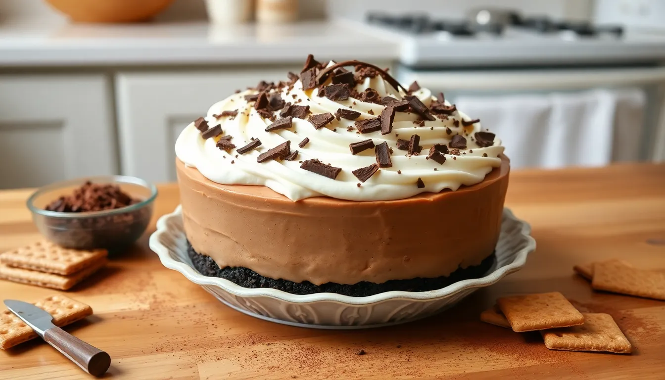 Easy Chocolate Pudding Pie Recipe: Silky Smooth Dessert Ready in 4 Hours 8 Easy Chocolate Pudding Pie Recipe: Silky Smooth Dessert Ready in 4 Hours 7