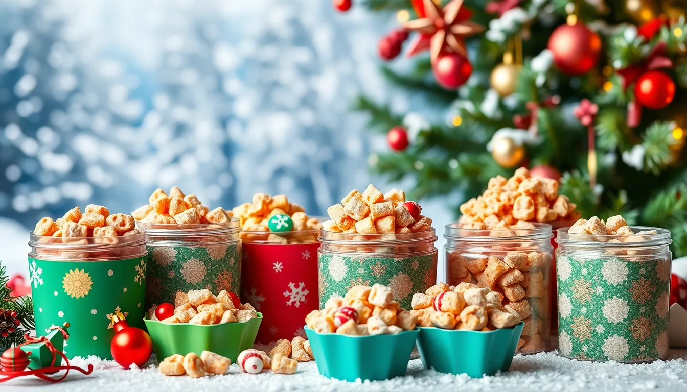 Easy Christmas Puppy Chow Recipe: Festive Holiday Treat in 15 Minutes 8 Easy Christmas Puppy Chow Recipe: Festive Holiday Treat in 15 Minutes 7