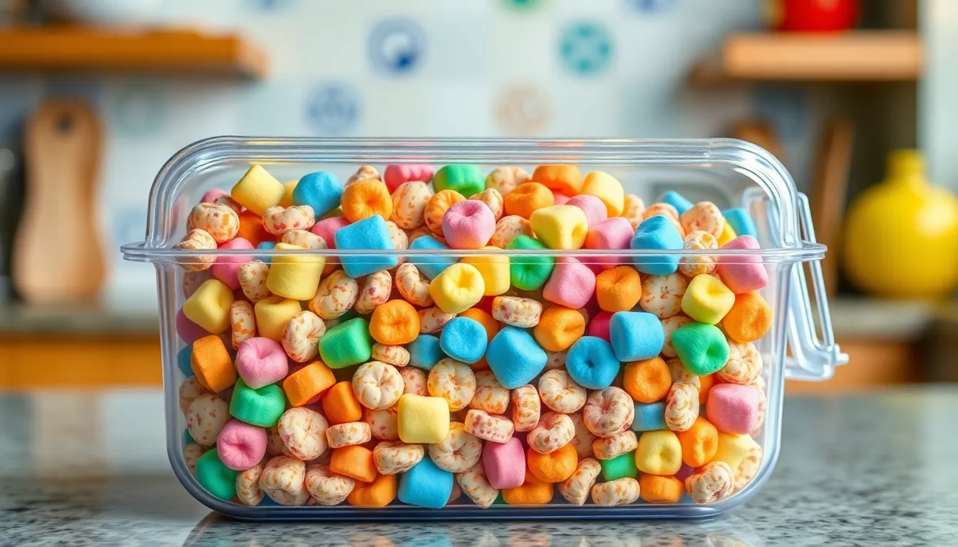 Easy Fruity Pebbles Treats Recipe: 5-Ingredient No-Bake Bars in 15 Minutes 8 Easy Fruity Pebbles Treats Recipe: 5-Ingredient No-Bake Bars in 15 Minutes 7