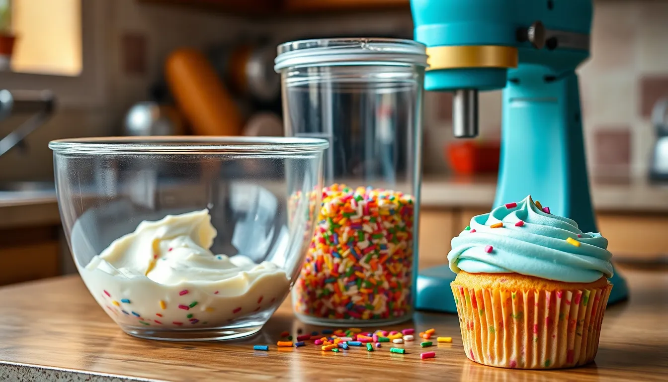 Easy Homemade Funfetti Frosting Recipe (Ready in 8 Minutes!) 8 Easy Homemade Funfetti Frosting Recipe (Ready in 8 Minutes!) 7