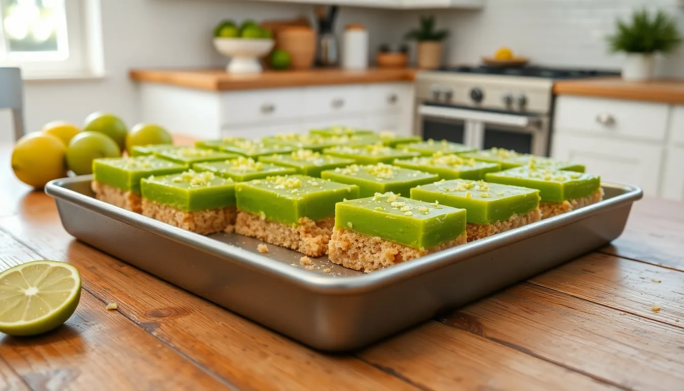 Easy Key Lime Bars Recipe: Tangy, Creamy Dessert Bars Ready in 1 Hour 8 Easy Key Lime Bars Recipe: Tangy, Creamy Dessert Bars Ready in 1 Hour 7