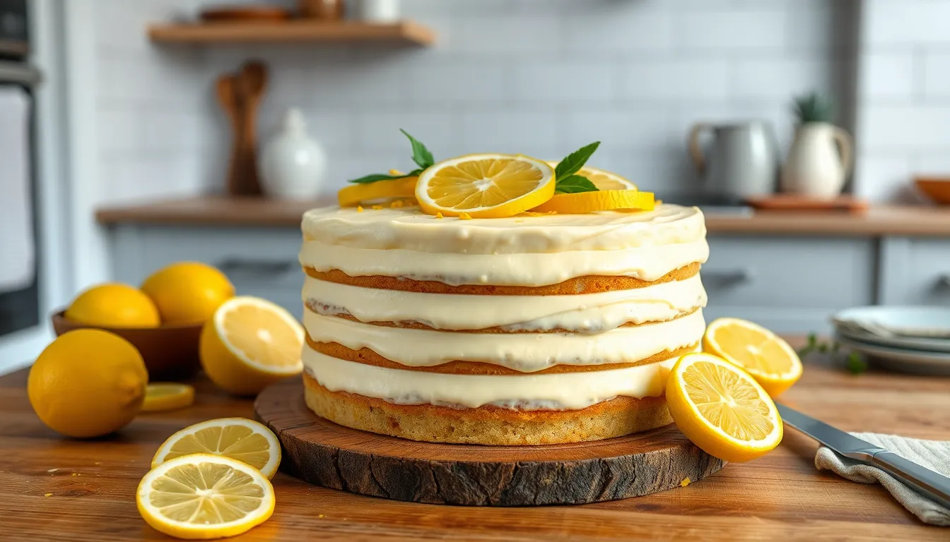 Limoncello Mascarpone Cake Recipe: Creamy Italian Dessert That Melts in Your Mouth 7