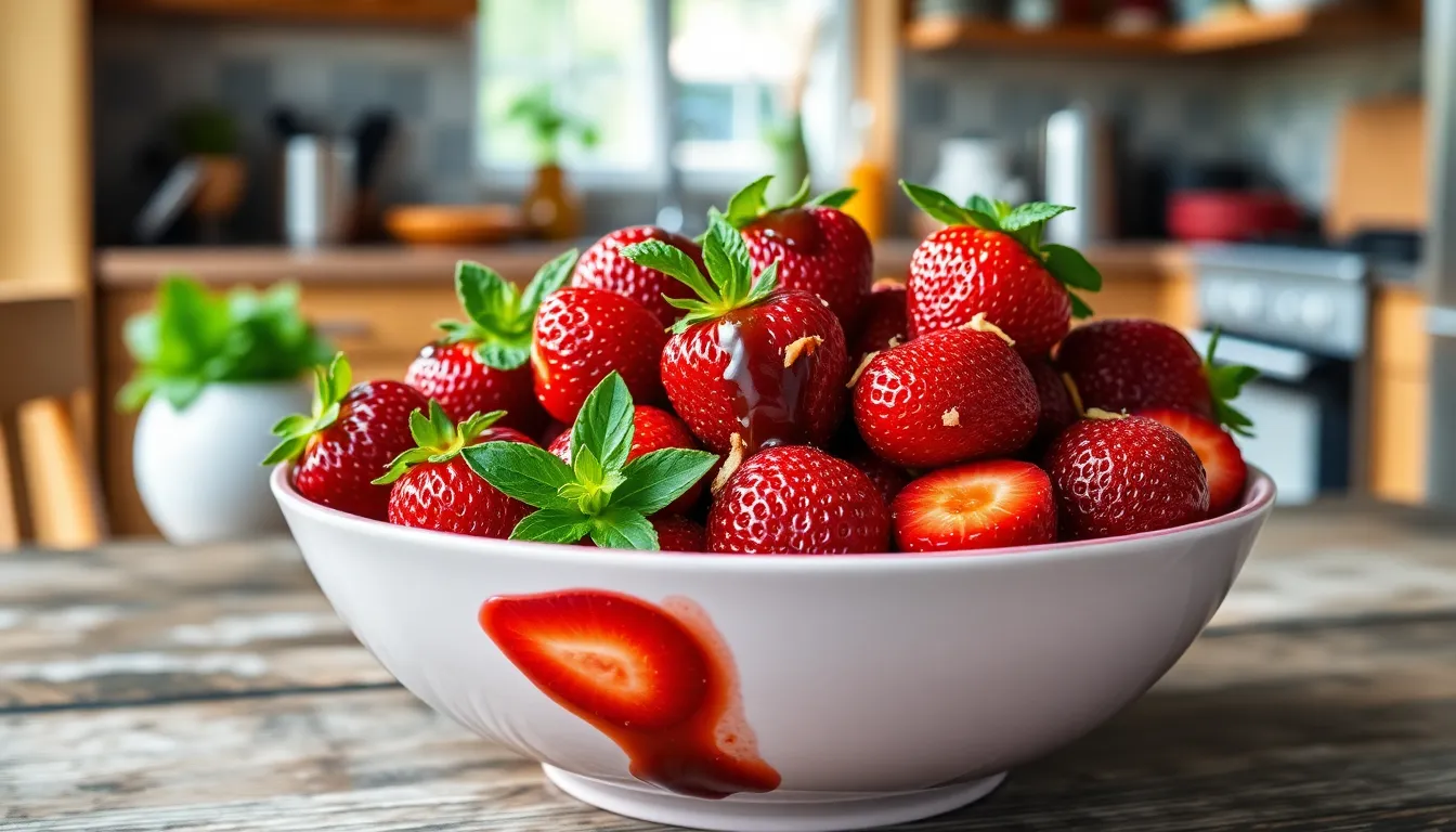 How to Make Perfect Macerated Strawberries (Easy Recipe + Flavor Variations) 8 How to Make Perfect Macerated Strawberries (Easy Recipe + Flavor Variations) 7