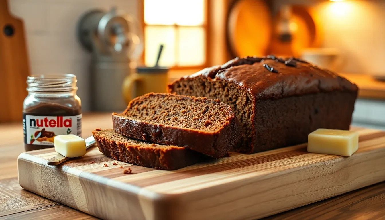 Easy Nutella Banana Bread Recipe: Moist, Chocolatey & Irresistible 8 Easy Nutella Banana Bread Recipe: Moist, Chocolatey & Irresistible 7