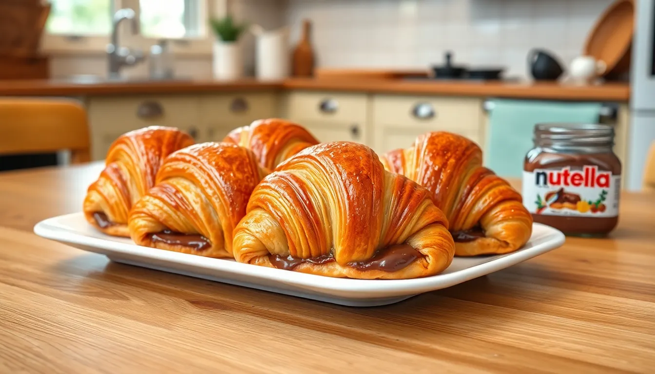 Easy Nutella Croissants Recipe: Flaky, Buttery Pastry with Rich Chocolate Filling 8 Easy Nutella Croissants Recipe: Flaky, Buttery Pastry with Rich Chocolate Filling 7