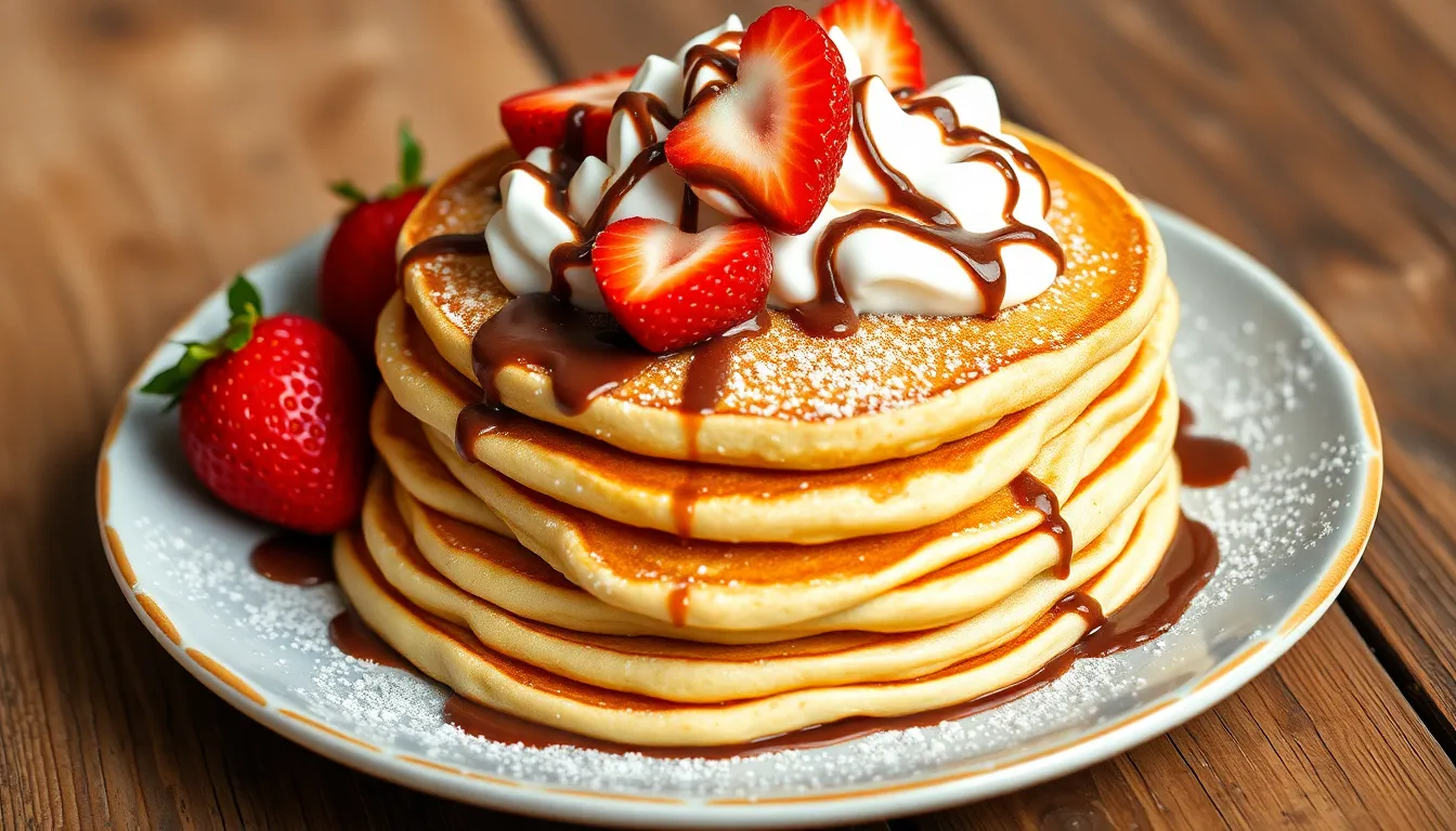 Easy Nutella Pancakes Recipe: Fluffy Homemade Breakfast in 20 Minutes 8 Easy Nutella Pancakes Recipe: Fluffy Homemade Breakfast in 20 Minutes 7