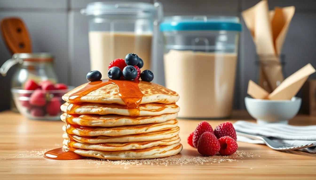 Fluffy Oat Flour Pancakes Recipe: Healthy 15-Minute Breakfast (Gluten-Free!) 8 Fluffy Oat Flour Pancakes Recipe: Healthy 15-Minute Breakfast (Gluten-Free!) 7