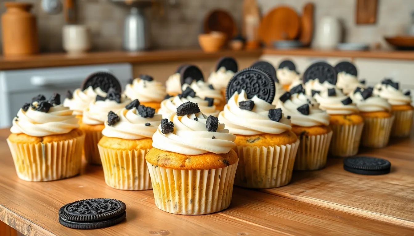 Easy Oreo Cupcakes Recipe: Rich Chocolate Cupcakes with Oreo Buttercream Frosting 8 Easy Oreo Cupcakes Recipe: Rich Chocolate Cupcakes with Oreo Buttercream Frosting 7