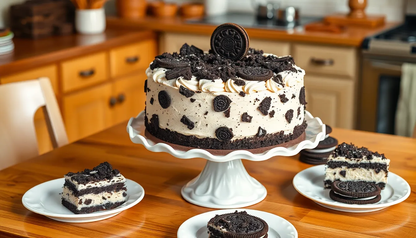 Easy No-Bake Oreo Ice Cream Cake Recipe (Perfect for Any Celebration!) 8 Easy No-Bake Oreo Ice Cream Cake Recipe (Perfect for Any Celebration!) 7