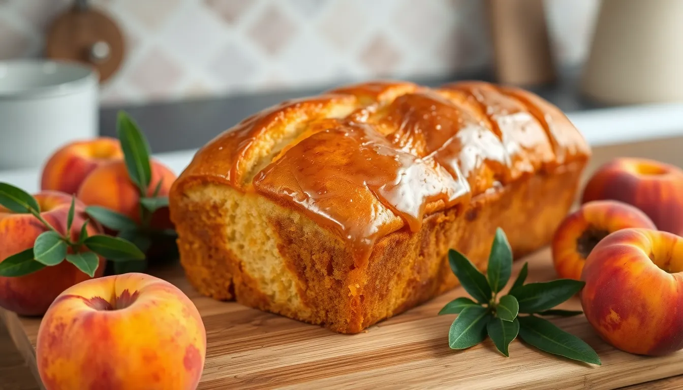 Moist Peach Bread Recipe: Easy Summer Baking with Fresh Peaches 8 Moist Peach Bread Recipe: Easy Summer Baking with Fresh Peaches 7