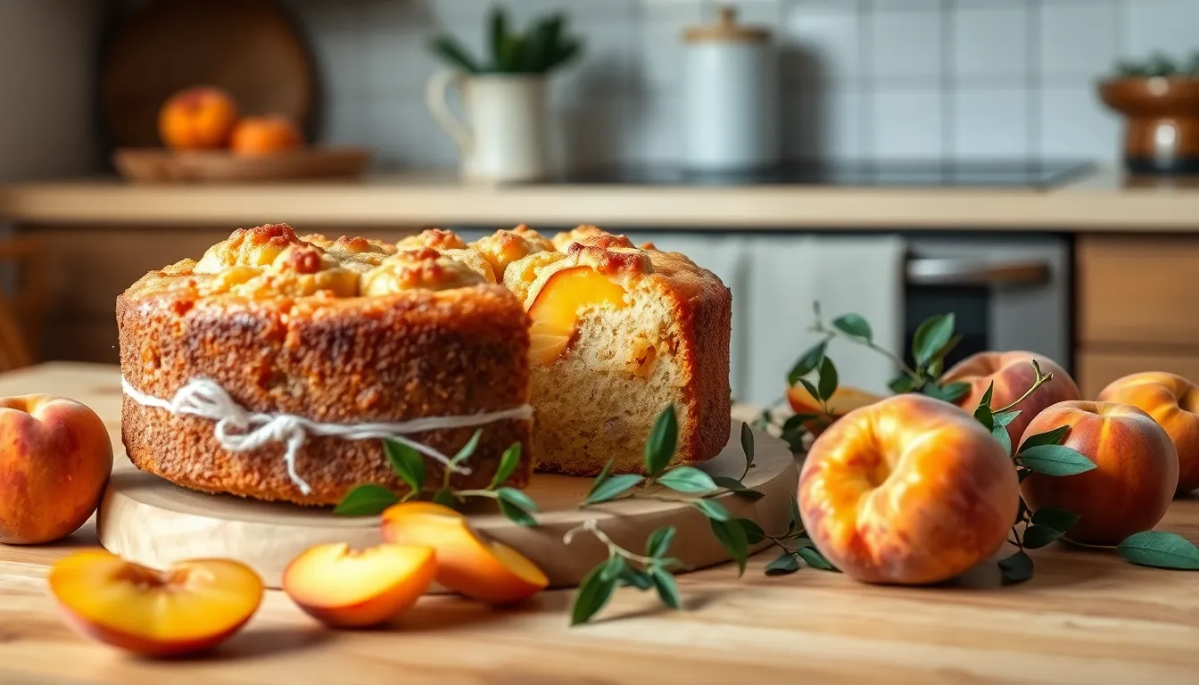 The Best Peach Cobbler Pound Cake Recipe - Easy Southern Dessert Fusion 8 The Best Peach Cobbler Pound Cake Recipe - Easy Southern Dessert Fusion 7