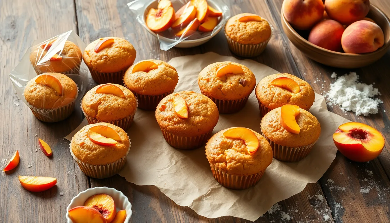 Easy Peach Muffins Recipe: Fluffy, Bakery-Style Treats Perfect for Summer 8 Easy Peach Muffins Recipe: Fluffy, Bakery-Style Treats Perfect for Summer 7