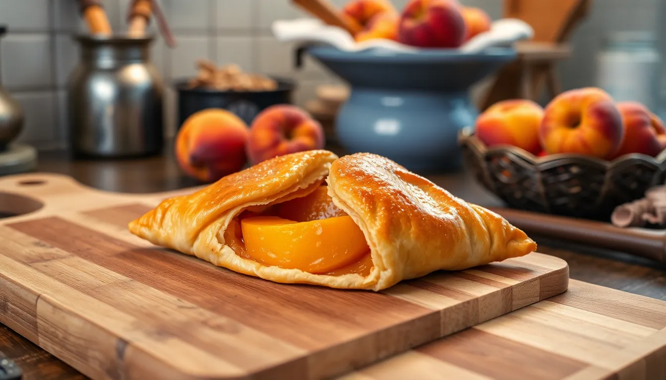 Easy Peach Turnovers Recipe: Flaky Pastry with Fresh Peach Filling 8 Easy Peach Turnovers Recipe: Flaky Pastry with Fresh Peach Filling 7