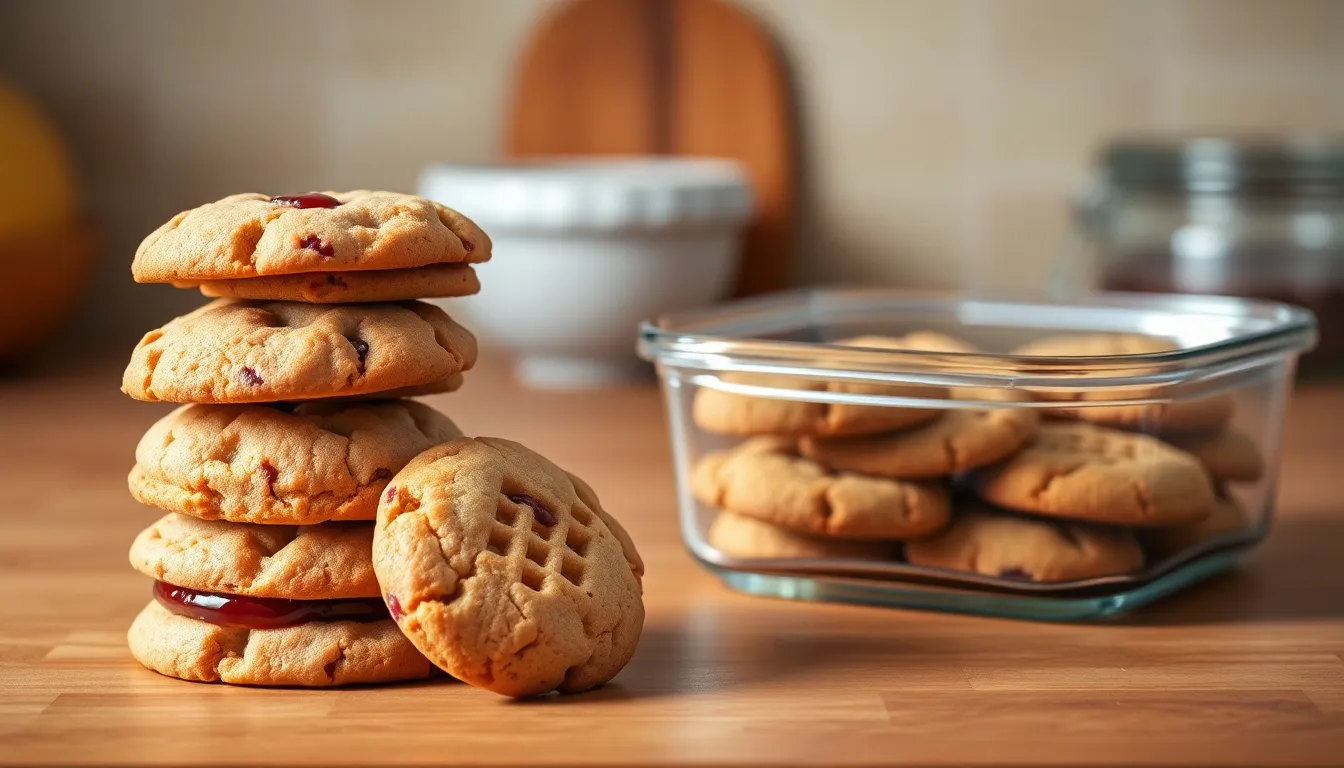 Easy Peanut Butter and Jelly Cookies Recipe (Soft & Chewy in 30 Minutes!) 8 Easy Peanut Butter and Jelly Cookies Recipe (Soft & Chewy in 30 Minutes!) 7