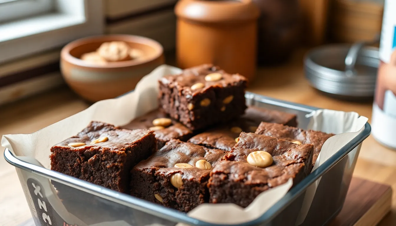 Fudgy Peanut Butter Brownies Recipe - Easy Swirled Chocolate Brownies 8 Fudgy Peanut Butter Brownies Recipe - Easy Swirled Chocolate Brownies 7