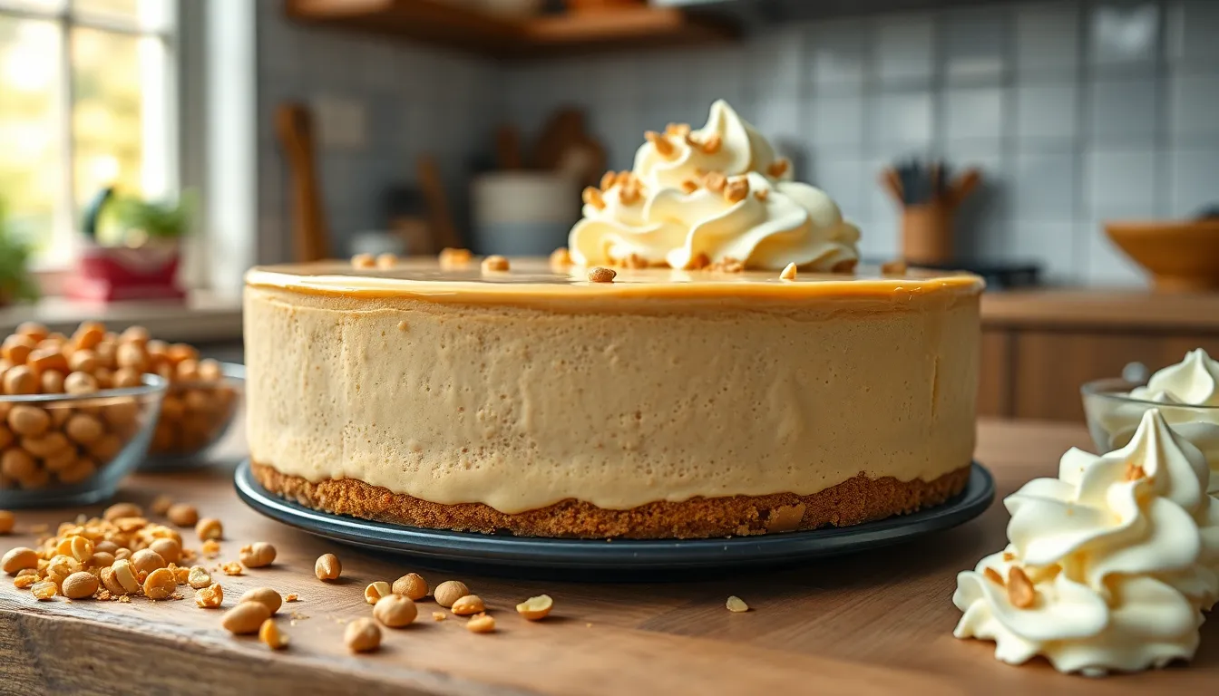 The Ultimate Peanut Butter Cheesecake Recipe (No-Crack, Restaurant-Quality!) 8 The Ultimate Peanut Butter Cheesecake Recipe (No-Crack, Restaurant-Quality!) 7