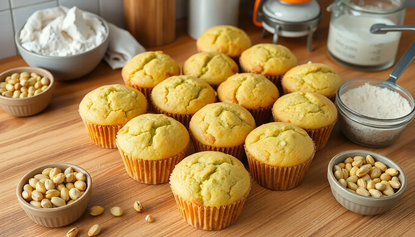 Easy Pistachio Muffins Recipe: Bakery-Style Treats with Perfect Texture 8 Easy Pistachio Muffins Recipe: Bakery-Style Treats with Perfect Texture 7