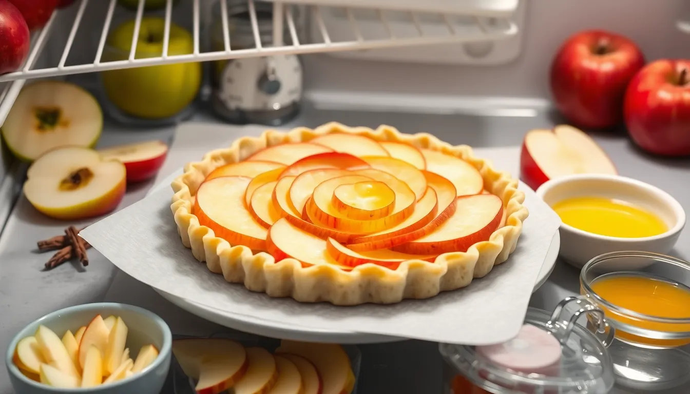 Easy Puff Pastry Apple Tart Recipe - Ready in Under 1 Hour 8 Easy Puff Pastry Apple Tart Recipe - Ready in Under 1 Hour 7