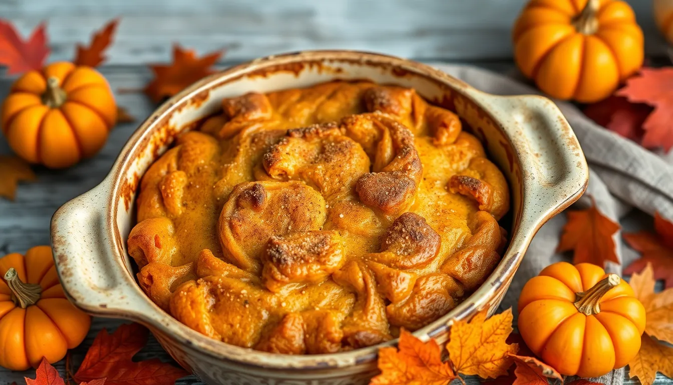 Easy Pumpkin Bread Pudding Recipe: Cozy Fall Dessert in One Bowl 8 Easy Pumpkin Bread Pudding Recipe: Cozy Fall Dessert in One Bowl 7