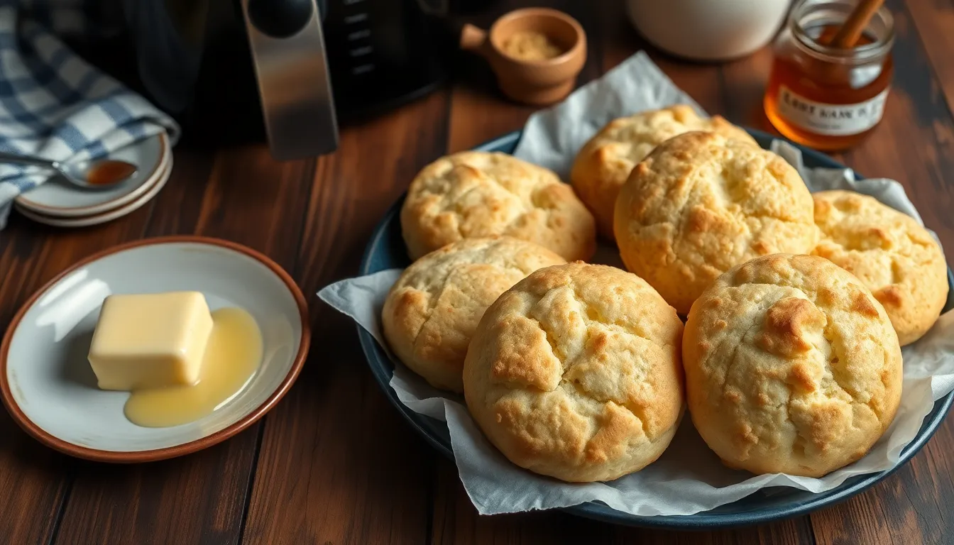 Easy Air Fryer Biscuits Recipe: Fluffy & Golden in Just 12 Minutes 10 Easy Air Fryer Biscuits Recipe: Fluffy & Golden in Just 12 Minutes 9