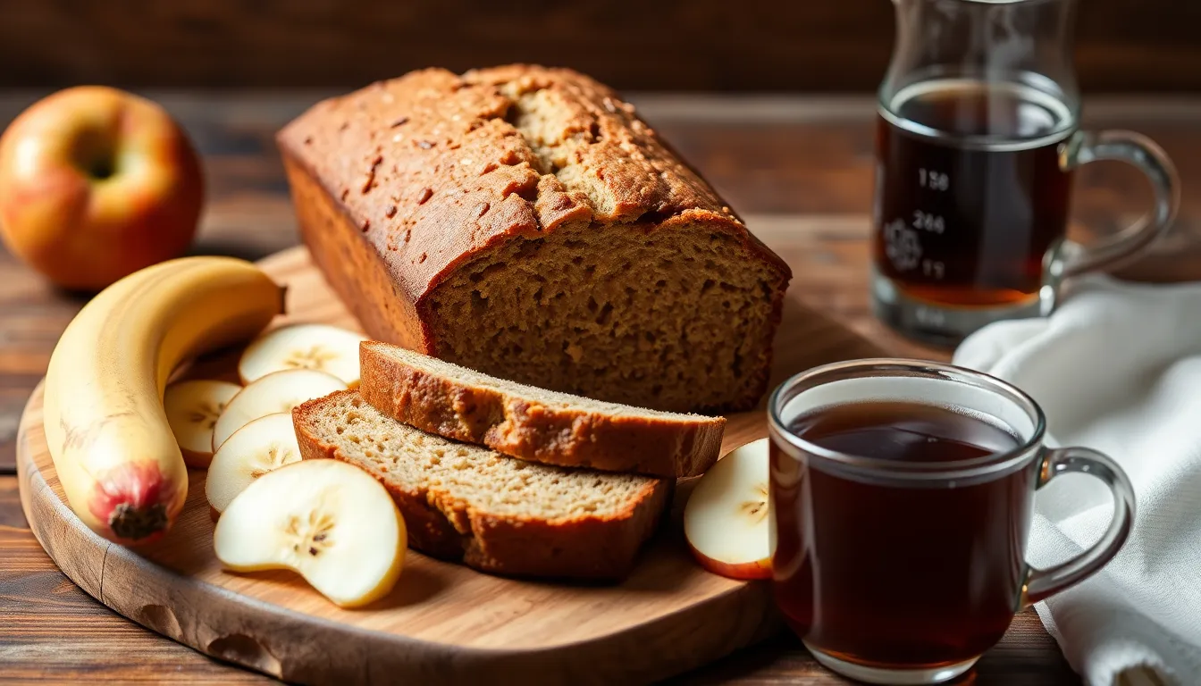 Easy Apple Banana Bread Recipe: Moist, Flavorful & Perfect for Overripe Fruit 10 Easy Apple Banana Bread Recipe: Moist, Flavorful & Perfect for Overripe Fruit 9