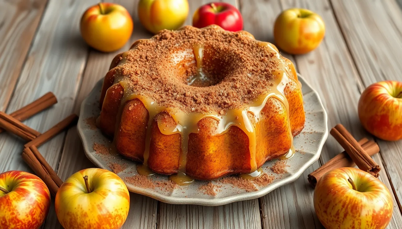 Moist Apple Cider Cake Recipe with Cinnamon Glaze (Perfect for Fall!) 9