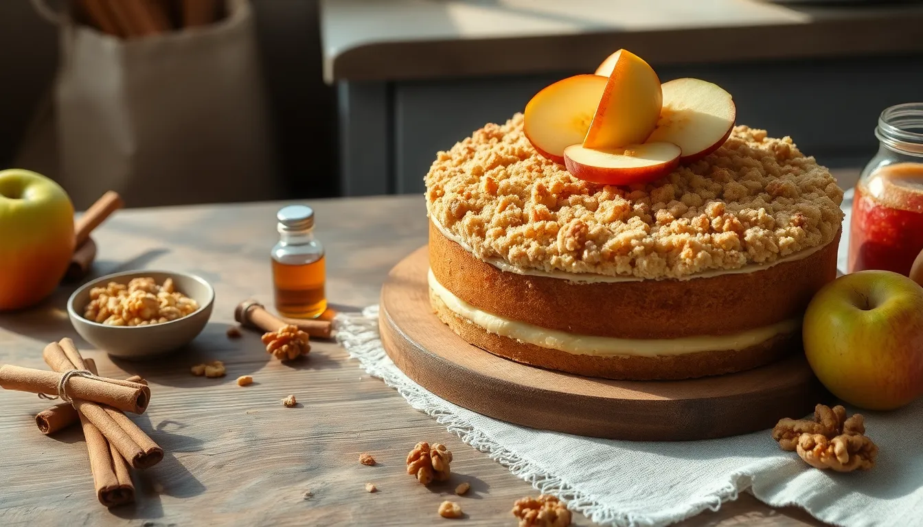 Easy Apple Crumble Cake Recipe: Perfect Fall Dessert with Crunchy Topping 10 Easy Apple Crumble Cake Recipe: Perfect Fall Dessert with Crunchy Topping 9
