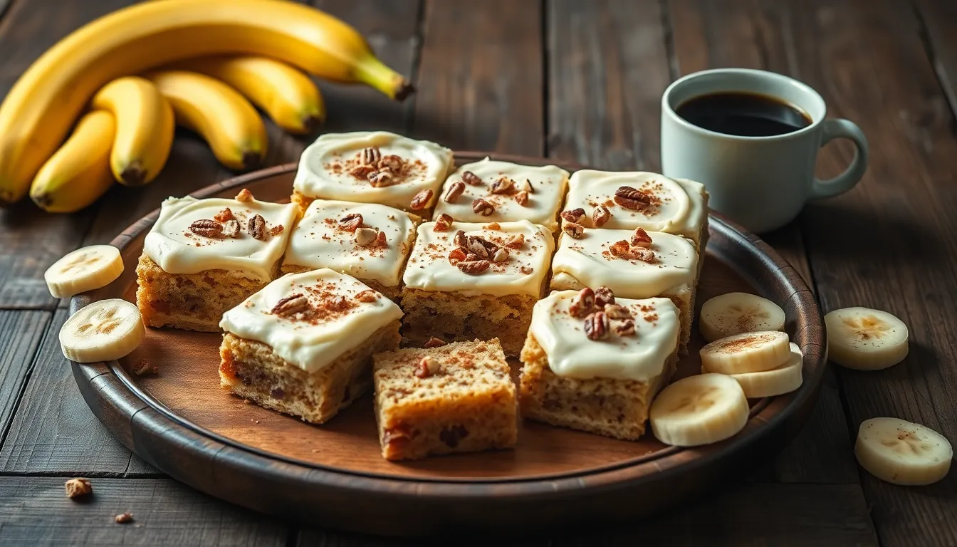 Easy Banana Bars with Cream Cheese Frosting Recipe (Better Than Banana Bread!) 10 Easy Banana Bars with Cream Cheese Frosting Recipe (Better Than Banana Bread!) 9