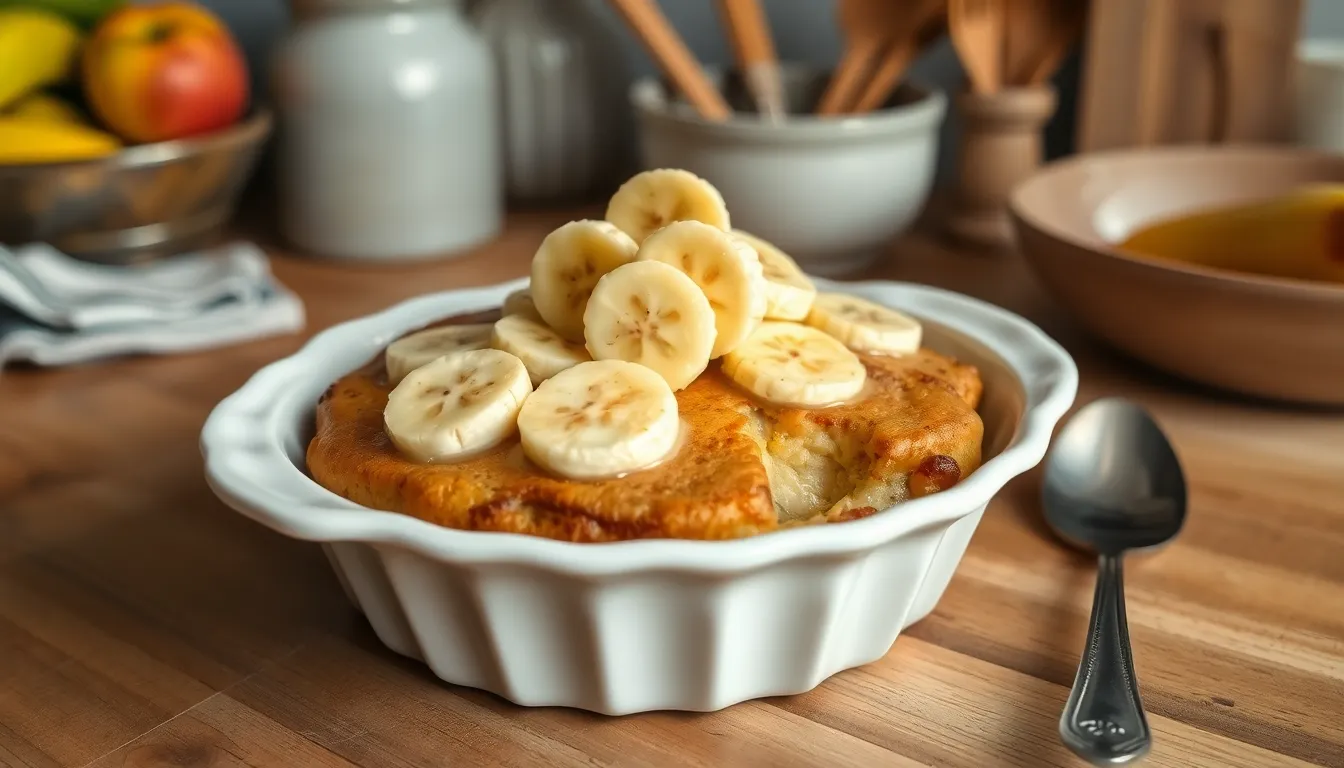 Easy Banana Bread Pudding Recipe: Transform Leftover Bread into Creamy Dessert 10 Easy Banana Bread Pudding Recipe: Transform Leftover Bread into Creamy Dessert 9