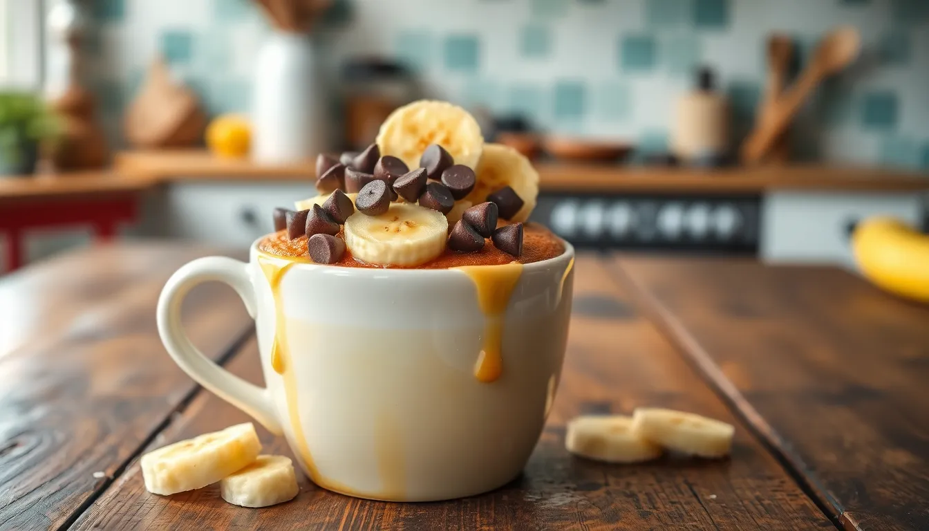 5-Minute Banana Mug Cake Recipe: Easy Single-Serving Dessert Ready in Minutes 10 5-Minute Banana Mug Cake Recipe: Easy Single-Serving Dessert Ready in Minutes 9